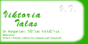 viktoria talas business card